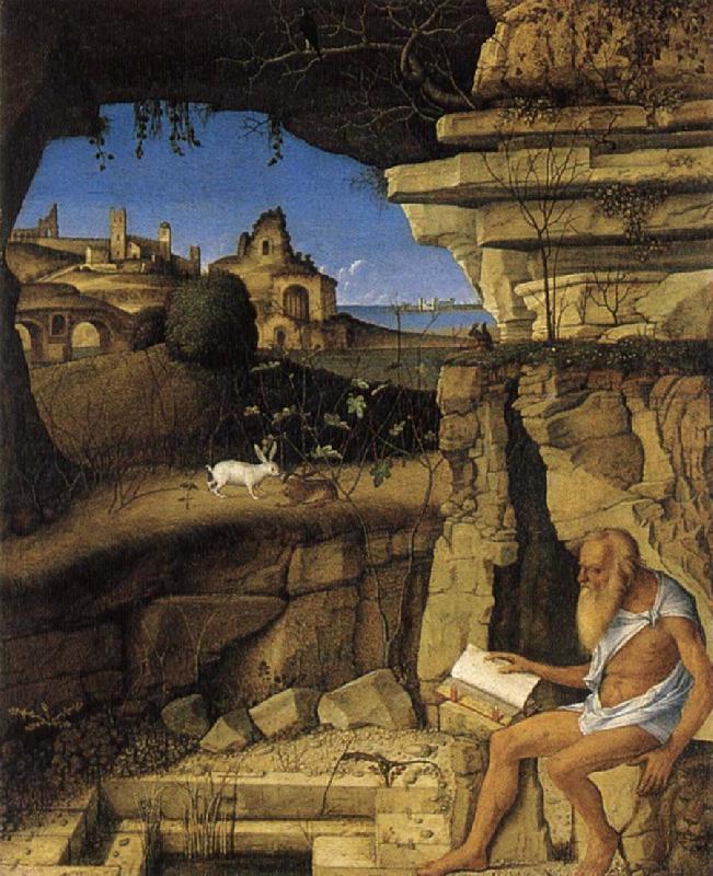 The Holy Hieronymus laser, Giovanni Bellini
